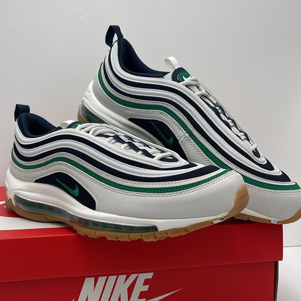 Nike Men’s Air Max 97
Photon Dust/Dark Obsidian/ White/Malachite
921826-021 Snkr - Picture 10 of 13
